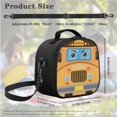 thumbnail image 6 of Yuyamidu Cute School Bus School Backpack Set 3Pcs with Lunch Box Pencil Case Girls Backpacks Ages 6-18 Portable Lunch Bag Multifunctional Pencil Case Gift for Girls Boys, 6 of 7