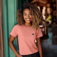 thumbnail image 3 of Dalix Butterfly Everyday Tee Lightweight Short Sleeve Summer Shirt Womens in Dusty Rose M Medium, 3 of 5