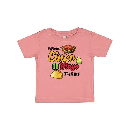 

Inktastic Cinco De Mayo Official Tshirt Funny Pun with Taco Salso and Lime Gift Baby Boy or Baby Girl T-Shirt