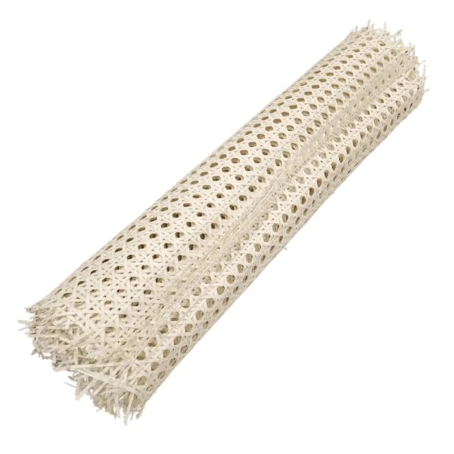 18 Width Rattan Cane Webbing Roll 2 Feet Hexagon Weave Rattan Fabric Furniture Woven Rattan Sheets for Crafts Cane Weave Rattan Material Natural