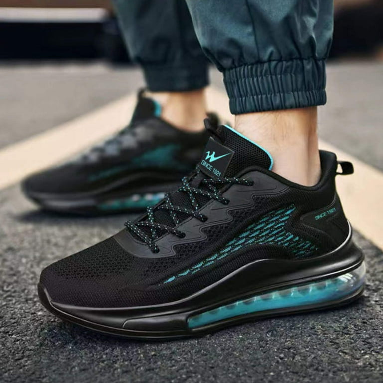 Mesh Slip On Air Cushion Shoes Men's Sport Sneakers Height