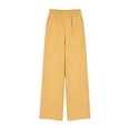 thumbnail image 5 of JFGHDG Beach Matching Set Women Linen Sets for Women 2 Piece Casual Button Sleeveless Tops with Wide Leg Pants Blouses Summer Vacation Travel Outfit 2026 Yellow L, 5 of 8