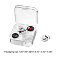 thumbnail image 3 of E89 Auricular Pantalla digital LED Auricular Compatible con Bluetooth 5.3 (Blanco), 3 of 5