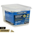 thumbnail image 3 of Power Pro 48616 Vis à Bois, #10 x 4-1/2 Pouces, Vis de Terrasse d'Extérieur Haut de Gamme, Résistantes à la Rouille, Bronze Enduit d'Époxy, Bac de 5 Lb, 237 Pcs, 3 of 15