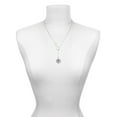 thumbnail image 3 of Delight Jewelry Silvertone Domed Black MPharm Silver tone Elegant Infinity Lariat Necklace, 3 of 4