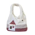thumbnail image 2 of Bolso de mano para mujer, bolso de viaje de moda, bolso tipo cartera para ir de compras y citas al aire libre Rojo, 2 of 8