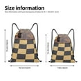 thumbnail image 2 of Wukai Chess Board With Pawns Drawstring Backpack Bag Sport Gym Sackpack Large Size String Backpack Cinch for Women Men-Medium, 2 of 6