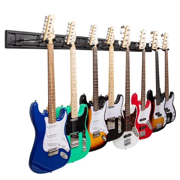 Percheros de pared para guitarra STRICH SMH-08A para 8 guitarras