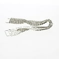 thumbnail image 4 of Pair 6-Row Rhinestone Bikini Connector Buckle Metal Chain For DIY Swimming Wear, 4 of 5