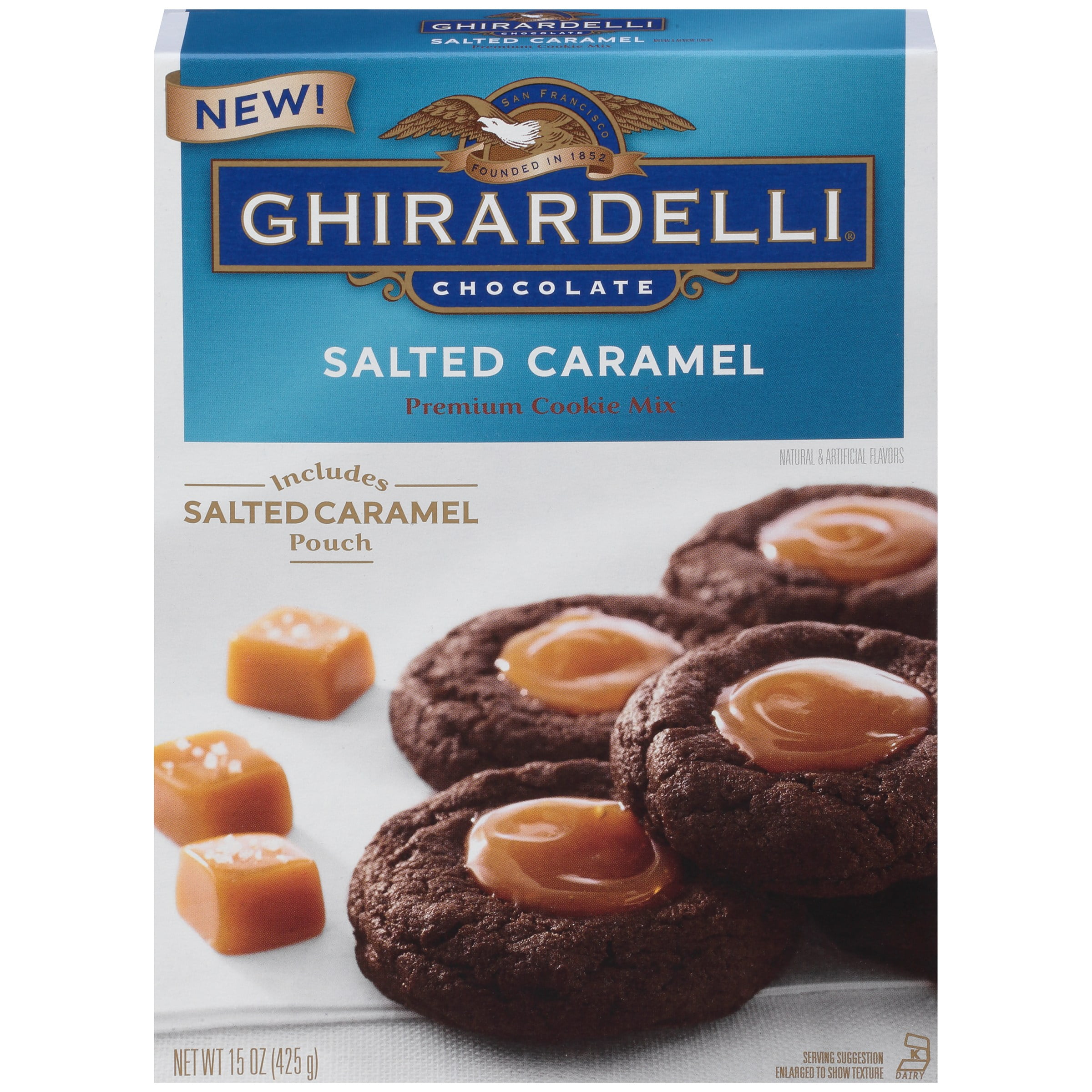 Ghirardelli® Salted Caramel Chocolate Premium Cookie Mix 15 oz. Box