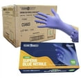 thumbnail image 2 of Superb Blue Nitrile Powder Free Examination Gloves, Single Use, Small, 1 pack of 100 pcs, 2 of 4