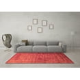 thumbnail image 3 of Ahgly Company Indoor Rectangle Oriental Orange Industrial Area Rugs, 7' x 10', 3 of 4