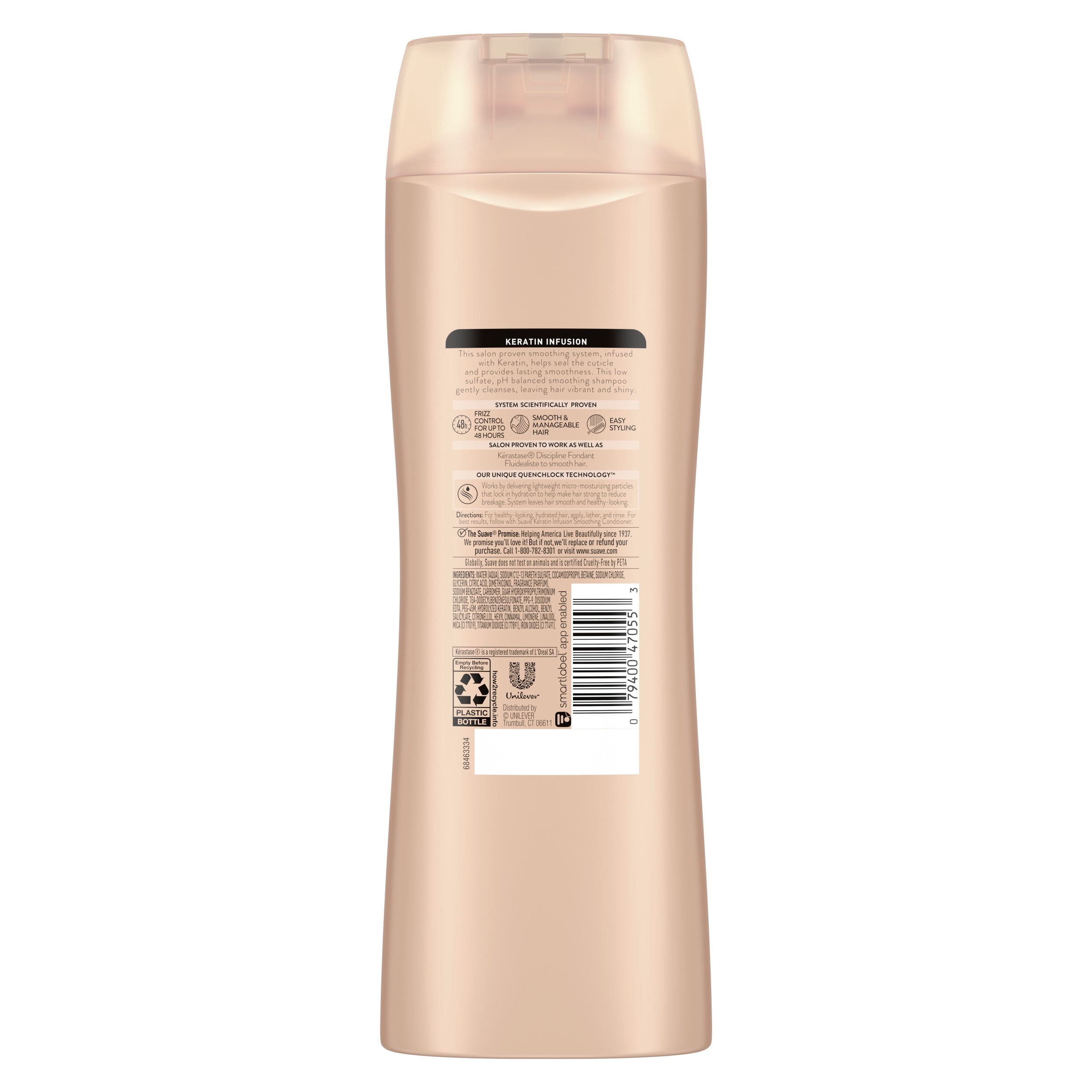 Suave Professionals Smoothing Shampoo Keratin Infusion 15 oz