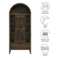 thumbnail image 2 of Vaughn Storage Display Cabinet in Walnut, 2 of 10