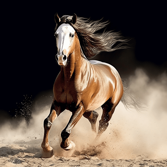 Paint by Number DIY Paint by Numbers Kit for Kids & Adults Beginner DIY Acrylic Painting Kits, 16x20 inch （Horse）