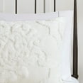 thumbnail image 4 of Gracie Mills Fitzpatrick 3 piece Tufted Cotton Chenille Damask Duvet Cover Set - GRACE-12272, 4 of 5