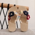 thumbnail image 4 of Otqutp Kids Boys Girls Flip Flops Cute Floral Decor Quick-Dry Beach Pool Thong Sandals Non-slip Soft Sole Open Toe Slippers, 4 of 9
