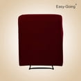thumbnail image 4 of Easy-Going Jacquard Stretch Sofa Slipcover Non Slip Couch Cover, Recliner Size, Wine, 4 of 6