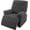 Black Gray, variant on XUELC Stretch Recliner Chair Covers 3-Piece Set, Elastic Slipcover for Reclining Sofa