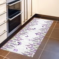 thumbnail image 6 of Purple Butterfly Floral Kitchen Rugs Anti Fatigue Farmhouse Kitchen Rugs and Mats Non Slip Washable Floor Mats for Kitchen Sink Waterproof Standing Mat for Home Sink Office,23.6x15.7 inch, 6 of 6