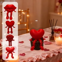 Valentine’s Day Heart-Shaped Tabletop Decoration – Mini Romantic Desktop Accent for Gifts, Weddings, and Holiday Home Decor
