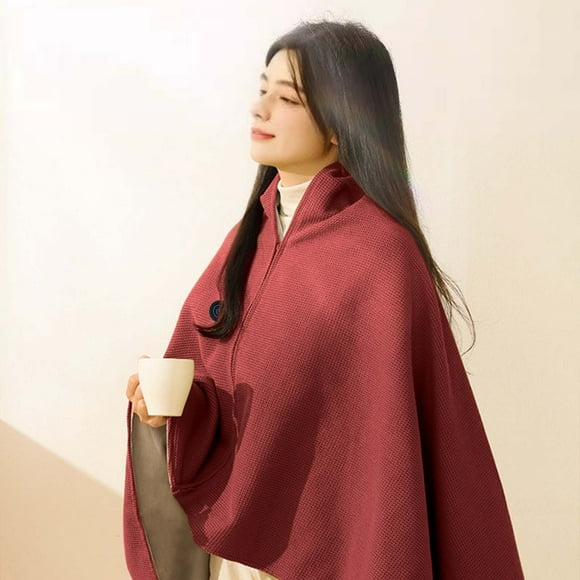 Heated Throw Blanket Usb Heated Blanket Wearable, Portableand Washable Throw Blanket Cozy Throw Blanket