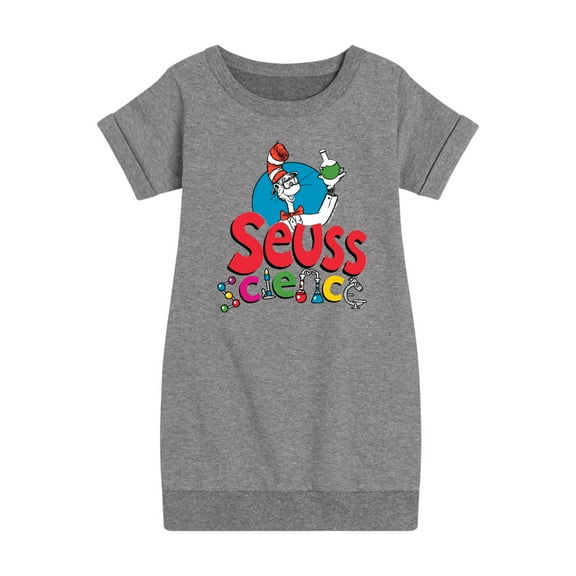 Dr. Seuss - Seuss Science - Toddler And Youth Girls Fleece Dress