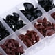thumbnail image 4 of 130 piezas de nariz de seguridad de plástico de 8-16 mm para muñeco de oso de peluche, juguetes de animales, manualidades, bricolaje Baoblaze Narices de muñecas de oso, 4 of 8