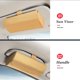 thumbnail image 4 of Soporte para gafas para parasol de coche, estuche de cuero con clip para gafas de sol, accesorios interiores de automóvil que se aplican a todos los modelos de coche (beige), 4 of 4