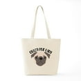 thumbnail image 6 of CafePress - Crazy Pug Lady Tote Bag - Unisex Canvas Tote Bag, Beige, 1-Piece, 6 of 7