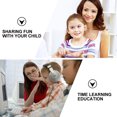 thumbnail image 3 of FRCOLOR Clock Models 5pcs Clock Model Learn To Read Time Clocks Early Educational Toys for Students,3.15"X3.15"X0.39", 3 of 5