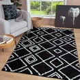 thumbnail image 1 of JV Home Moroccan Trellis Shag Soft | Plush | High Pile Shag Area Rug, 1 of 7