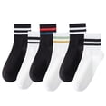 thumbnail image 1 of Calcetines Digoon, 6 pares, a rayas, atléticos, para mujer, 1 of 7