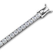 Cate & Chloe Olivia 18k White Gold Plated Tennis Bracelet With Simulated Diamond Crystals for Women