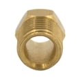 thumbnail image 4 of Legines Brass Inverted Flare Fitting Tube Nut, Brake Line Plug, 1/4" Tube OD, Pack of 2, 4 of 4