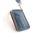 thumbnail image 5 of Leather Car Key Fob Cover for Lexus 2021-2024 ES RX Compatible with New Lexus LS NX Key Shell Case Blue, 5 of 13