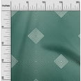 thumbnail image 2 of oneOone Cotton Silk Dark Teal Green Fabric Moire Craft Projects Decor Fabric Printed By The Yard 42 Inch Wide, 2 of 4
