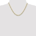 thumbnail image 2 of 10k Yellow Gold 4.75mm Figaro Chain Necklace - with Secure Lobster Lock Clasp 18", 2 of 6