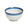 thumbnail image 4 of Sango Siterra Santorini 16-Piece Blue Round Dinnerware Set, Stoneware, 4 of 7