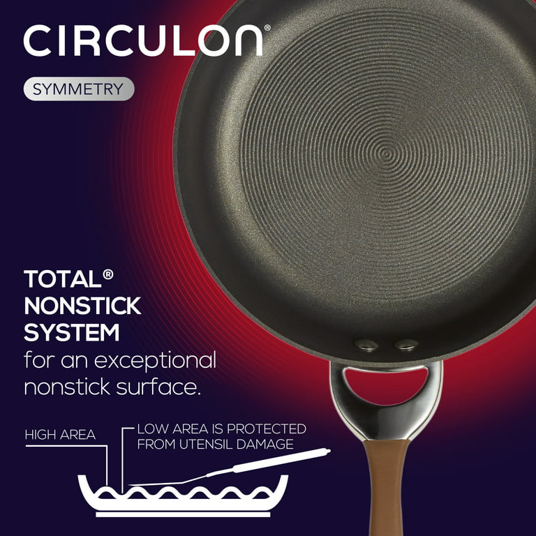 Circulon Symmetry Hard Anodized Nonstick Induction Frying Pan Set · 2 Piece  Set