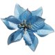 thumbnail image 1 of Poinsettia Decoraciones navideñas Glitter Poinsettia Flores para decoraciones de árboles de Navidad (paquete de 12) Fokelyi WMPH-1317-1, 1 of 7