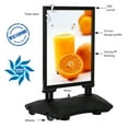 thumbnail image 2 of M&T Displays 30x40", Black, WindPro Lite Weather and Wind Resistant Outdoor Sidewalk Sign Holder, 2 of 8