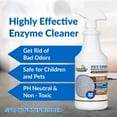thumbnail image 2 of Pet Stain Remover & Pet Odor Eliminator, Advanced Cleaning Bio-Enzyme Cleaner Solution for Carpets, Rugs, Upholstery & Multi-Surfaces, Safe for Pets & Kids. (32 oz), 2 of 4