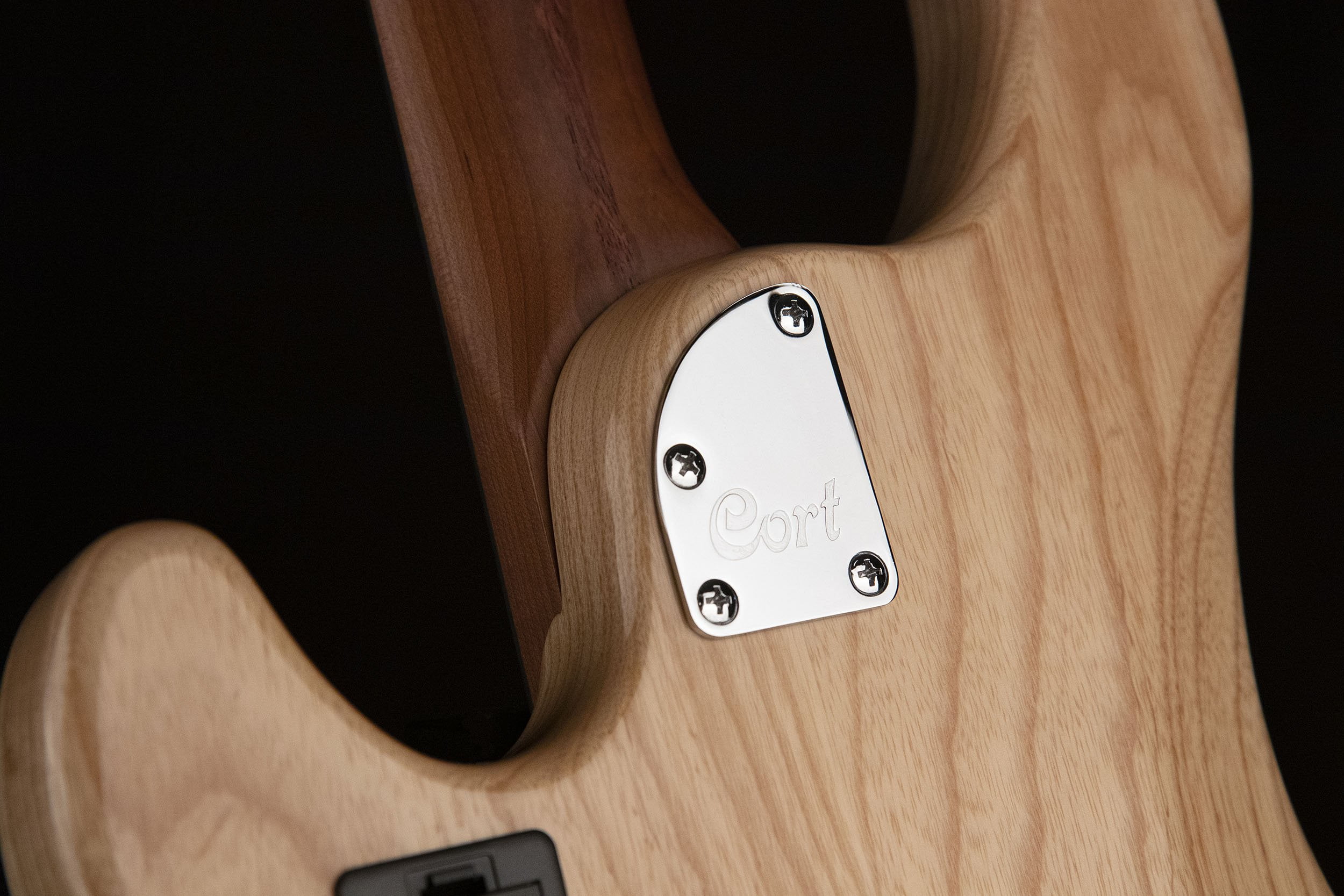 Cort Guitars GB64JJNAT-U GB Series Bass Guitar, Natural