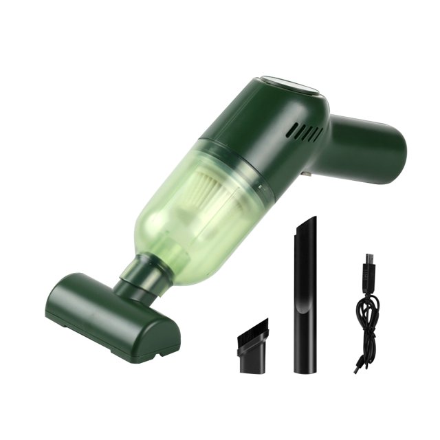 Mini aspiradora de mano para coche, inalámbrica, en seco y en húmedo, de doble uso, de alta potencia, fuerte succión, portátil, inalámbrica, Vehículos, repuestos y accesorios Mis Verde oliva sweethay VI001066-03B