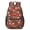 Hedgehog and Holly, variant on Hedgehog and Silhouette Orange Pattern 17" School Backpacks for Teens,Waterproof Oxford Fabric,S-Shape Padded Straps for School,Travel,Hiking,Camping