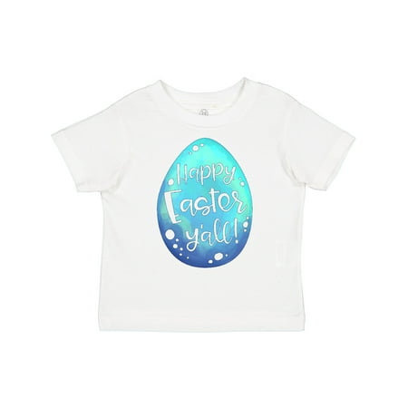 

Inktastic Happy Easter Y all with Blue Easter Egg Boys or Girls Toddler T-Shirt