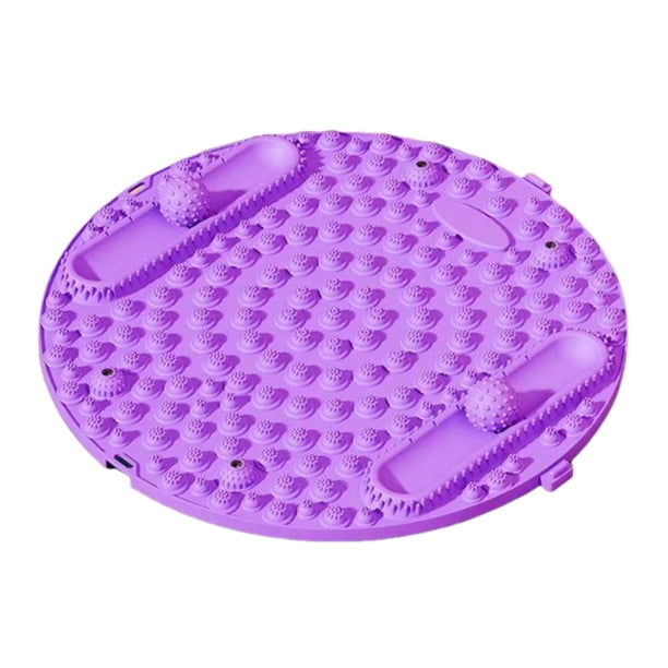 Esterilla de masaje de pies, almohadilla para pies, gruesa, 55 cm, esterilla de reflexología para largos períodos de Violeta