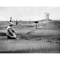 thumbnail image 2 of Floods Of Dust Hit Wheat Farmers History (36 x 24), 2 of 2