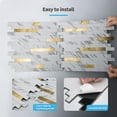 thumbnail image 7 of Art3d 10-Sheet 11.8''X13.4'' Peel and Stick Backsplash Marble Tone Tile for Kitchen,Bathroom,RV, 7 of 7